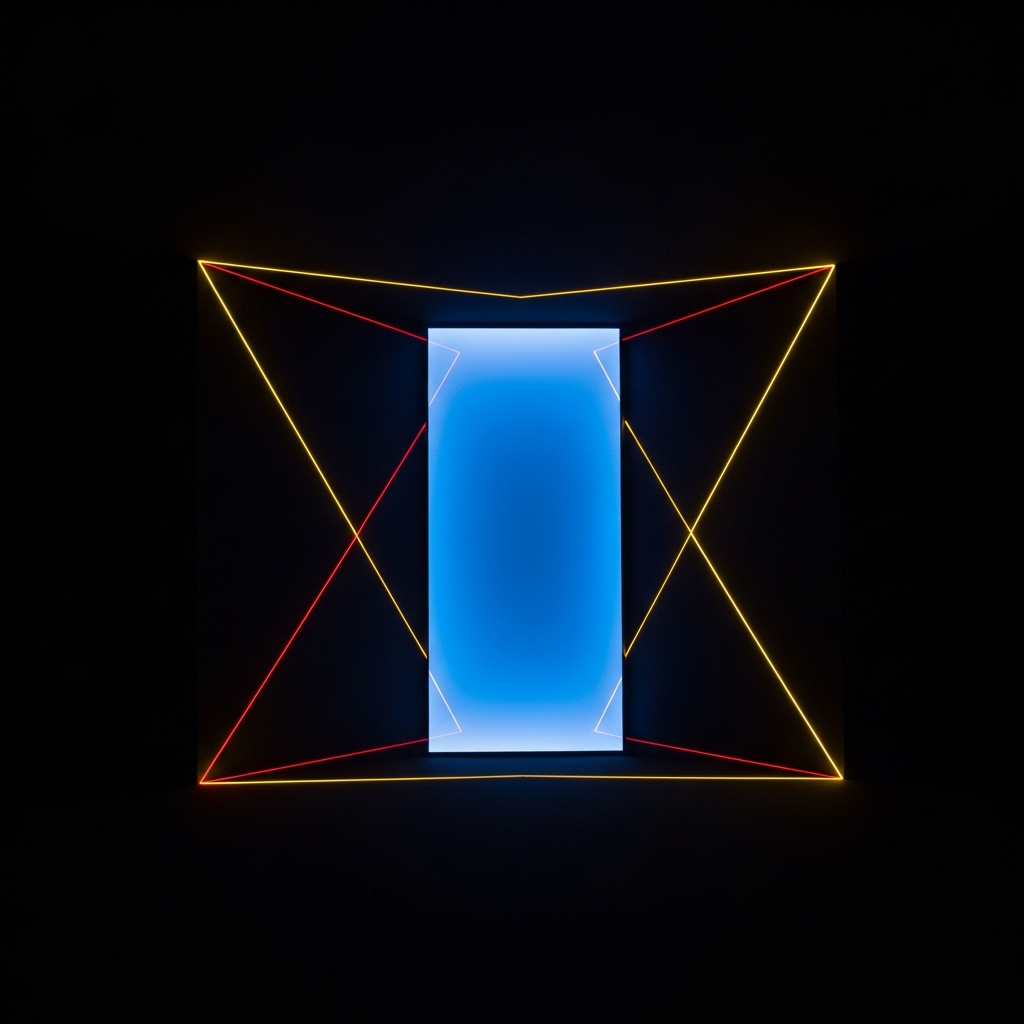 Figuras geométricas entrelazadas construyendo un acto de fe
         loading=